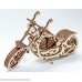 EWA Eco-Wood-Art Model Cruiser 3D Wooden Puzzle Eco Friendly DIY Mechanical Rubber-Band Motor Self-Assembly Without Glue B07G49VH4B